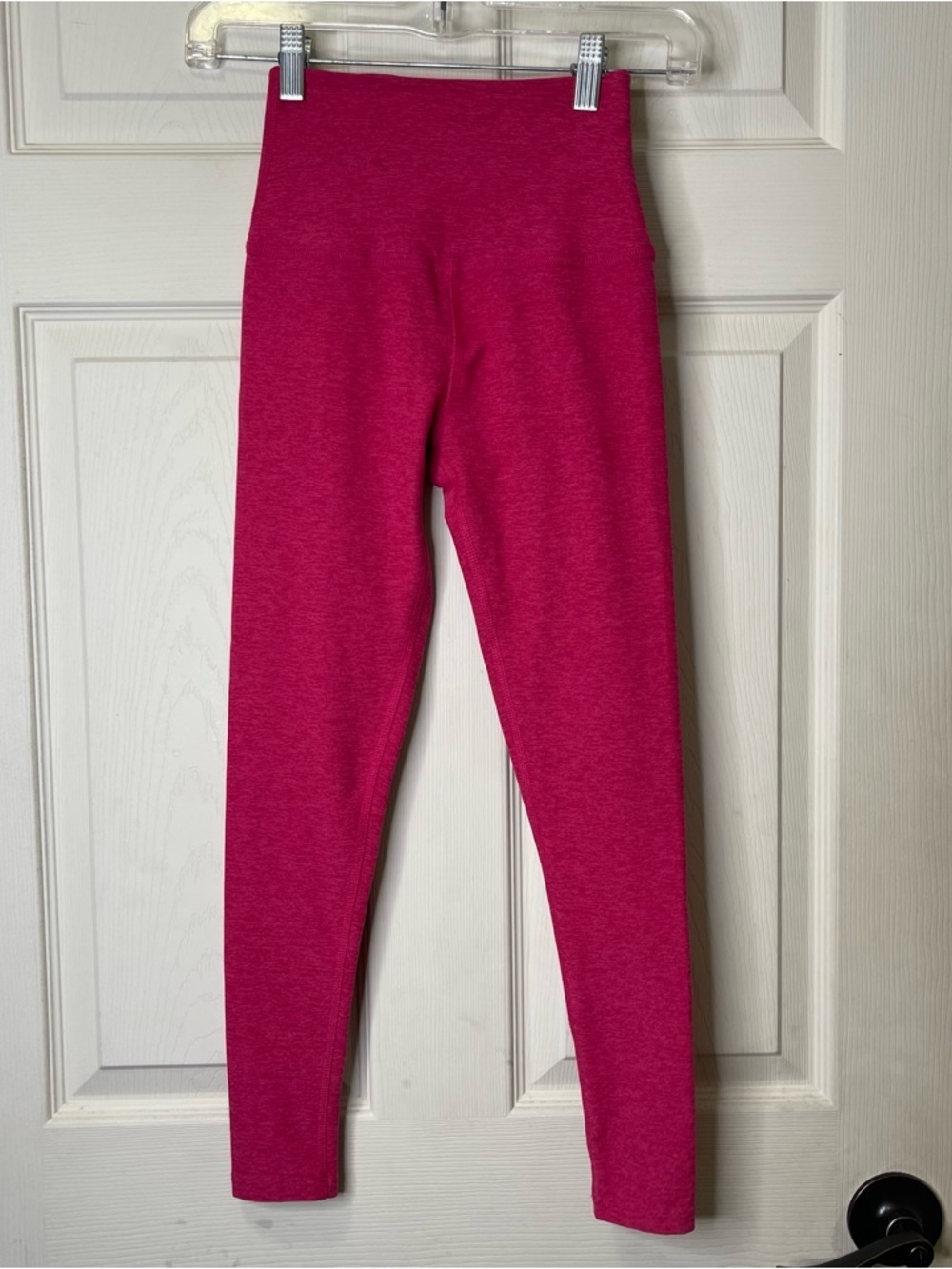 Beyond Yoga Womens High Waist Pink Cropped Leggings Sz XS